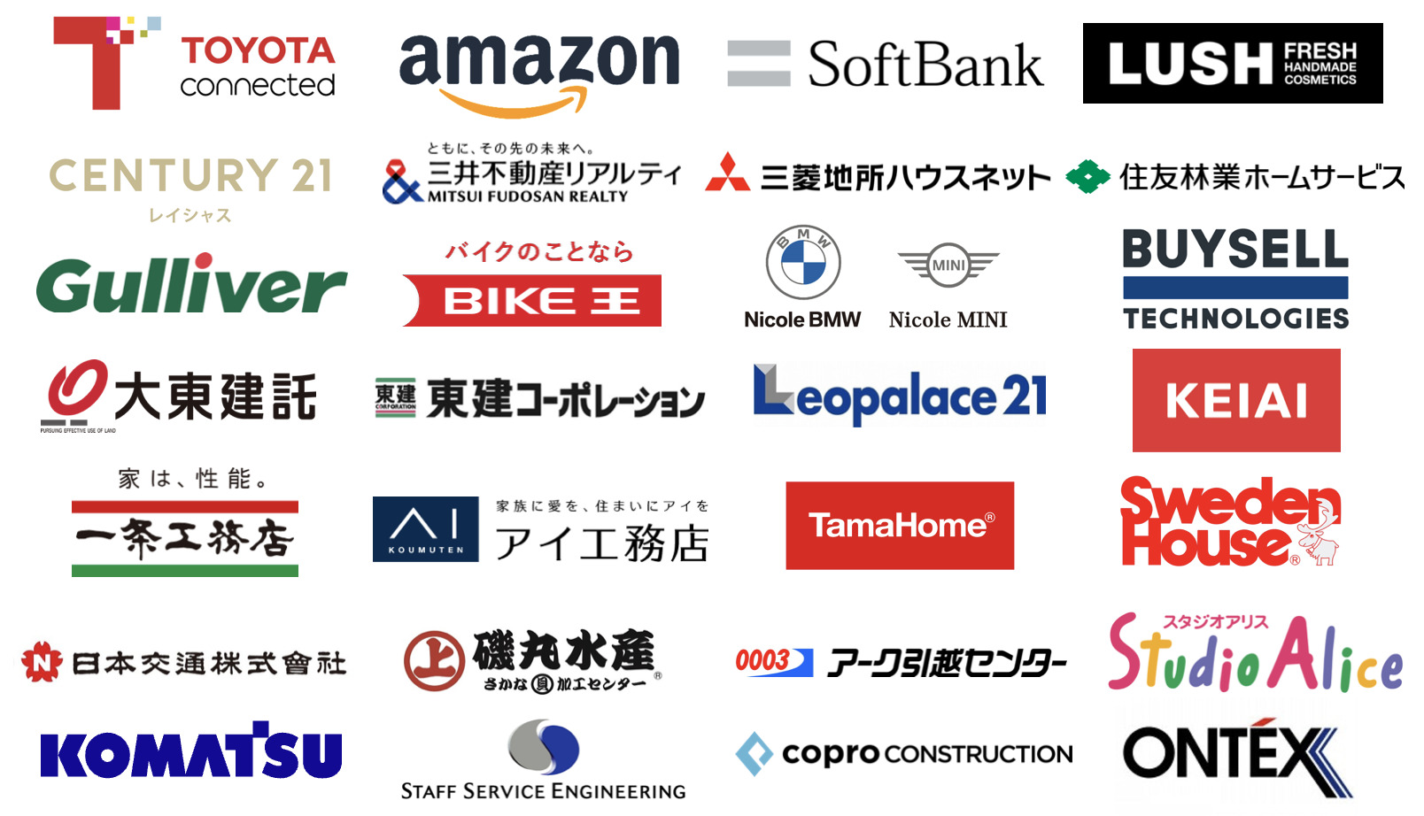 【サービス紹介ページ】体験入社動画導入企業例
